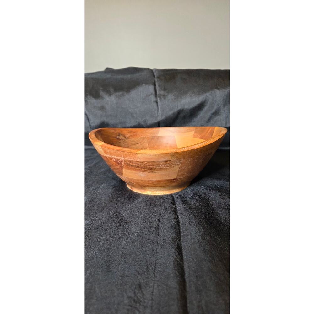 Butcher Block Bowl 7"x4"